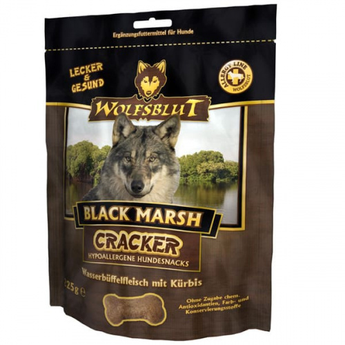 Black Marsh Cracker - Wasserbüffel mit Kürbis 225 g